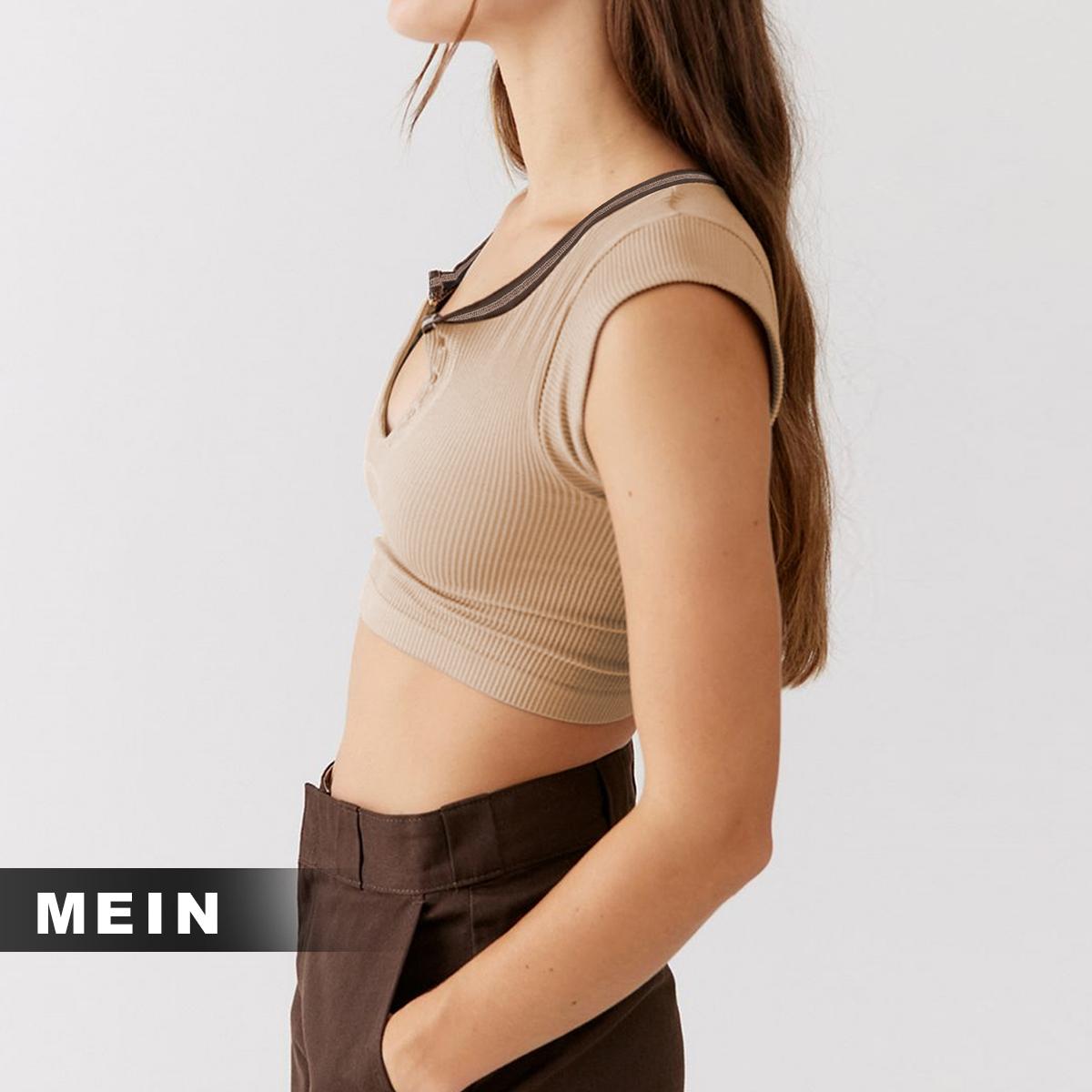 [MEIN] 045 Rompi Wanita Sexy Tank Top Atasan Crop