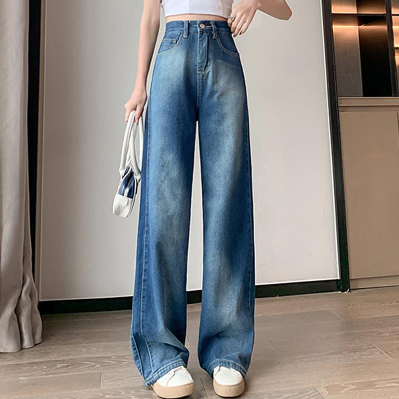 [MEIN] 7010 Long Leg Highwaist Loose Jeans Kaki Nyaman Wanita Celana Panjang