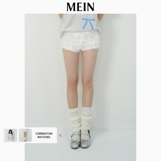 [DareToBe Collection][NEW ARRIVAL] GIRL POWER Korean Sweet Style Layered Lace High-Waisted Comfort Shorts 1440