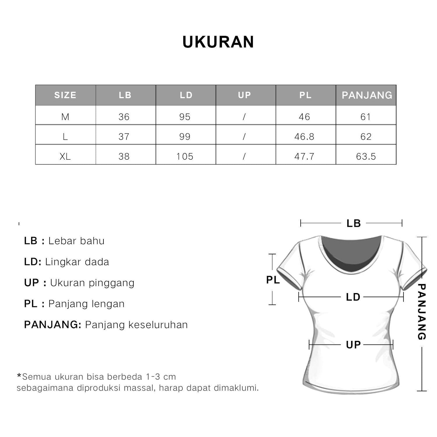 [MEIN] 2342061 Atasan Wanita Lengan Baju Putih Lengan Puff Top Crop Panjang Cewek Casual