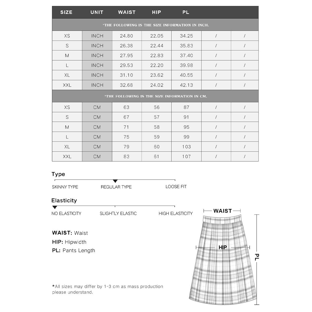 [DareToBe Collection][NEW ARRIVAL] GIRL POWER Medium-Length Lace Blended Suit Skirt with Side Slit and Pleated Design 1527