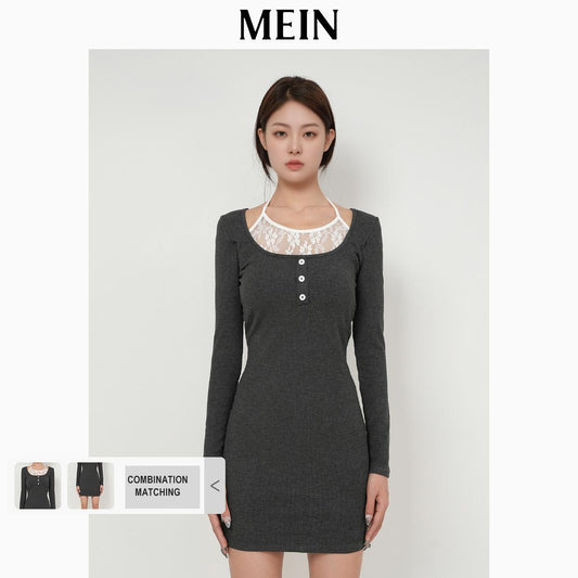 [DareToBe Collection][NEW ARRIVAL] GIRL POWER Fitted Long Knitted Casual Dress for Women 92083